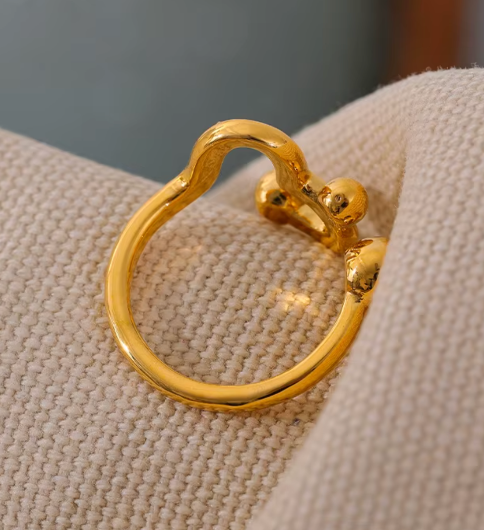 High - Grade Real 18K Gold Plated Rings (Waterproof)