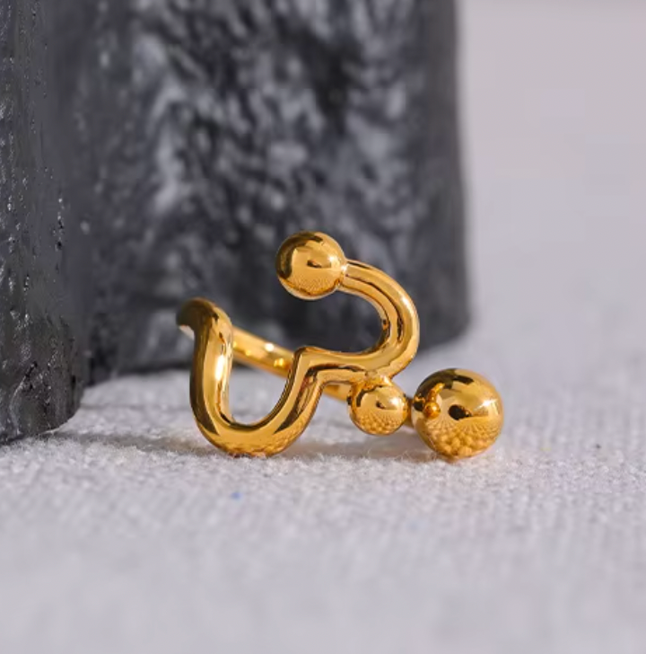High - Grade Real 18K Gold Plated Rings (Waterproof)