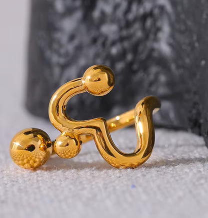 High - Grade Real 18K Gold Plated Rings (Waterproof)