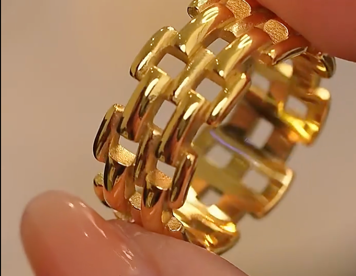 High - Grade Real 18K Gold Plated Rings (Waterproof)