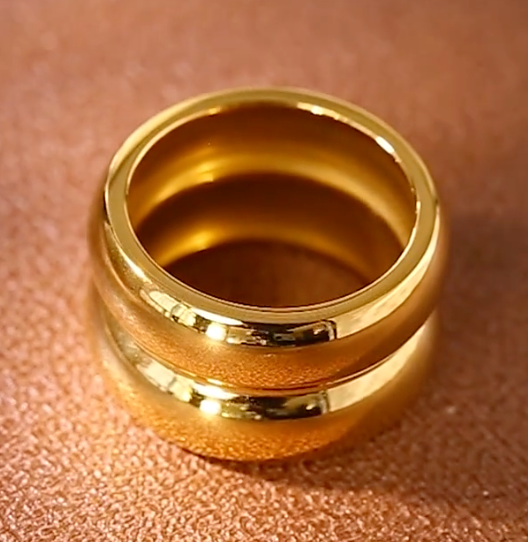High - Grade Real 18K Gold Plated Rings