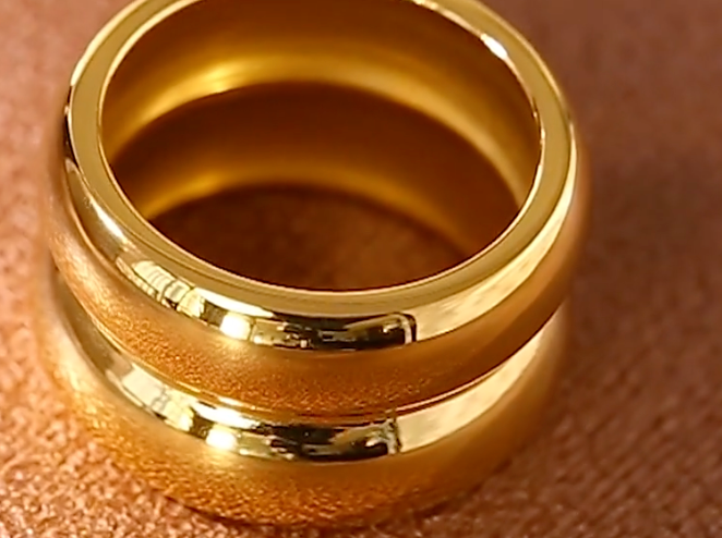 High - Grade Real 18K Gold Plated Rings