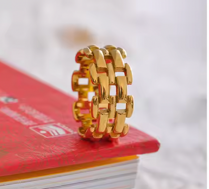 High - Grade Real 18K Gold Plated Rings (Waterproof)