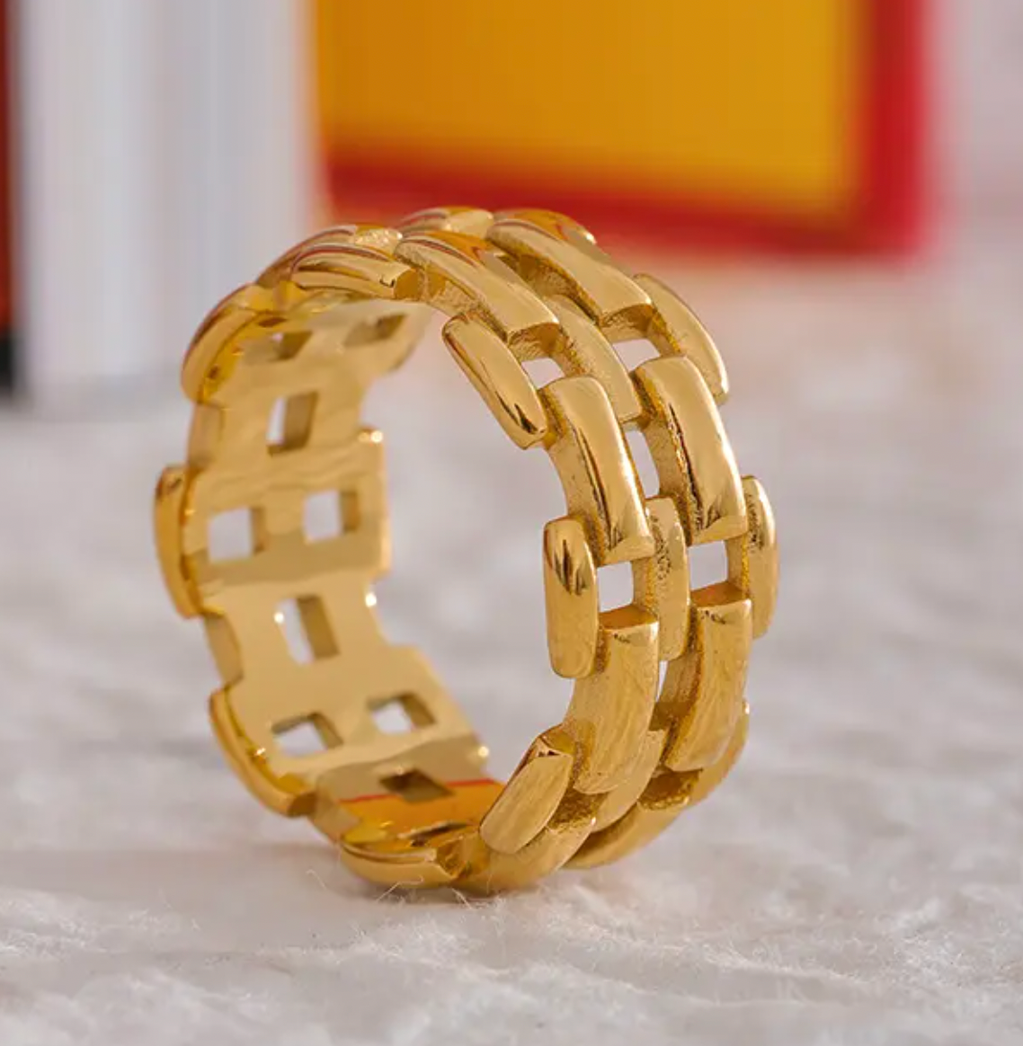 High - Grade Real 18K Gold Plated Rings (Waterproof)