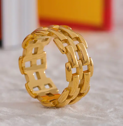 High - Grade Real 18K Gold Plated Rings (Waterproof)