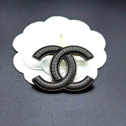 High Quality C.C Patterned Brooch pin