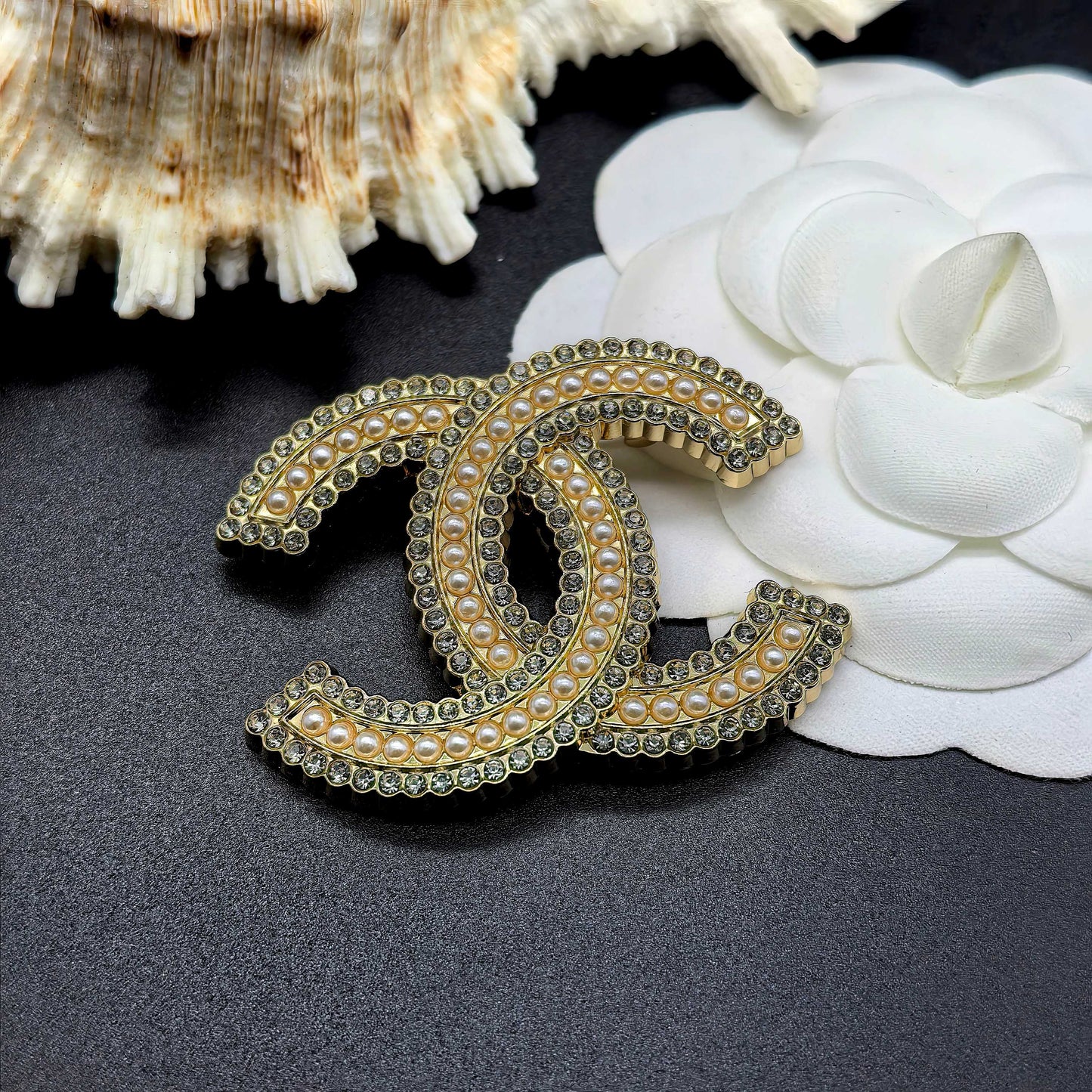 Luxury Vintage C.C Brooch
