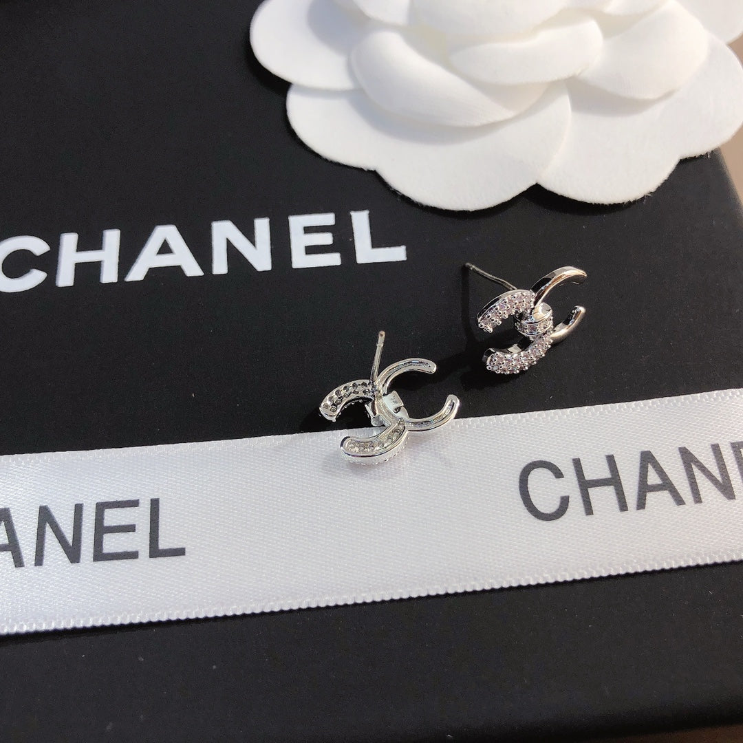 C.C Inspired Titanium steel Zirconia earrings
