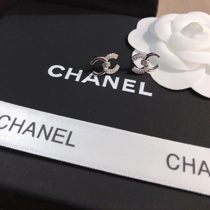 C.C Inspired Titanium steel Zirconia earrings