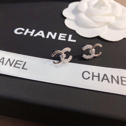 C.C Inspired Titanium steel Zirconia earrings