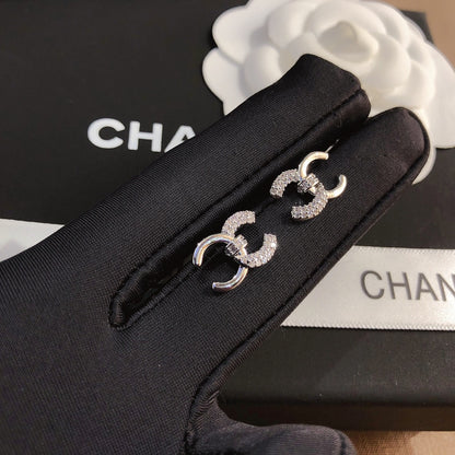 C.C Inspired Titanium steel Zirconia earrings