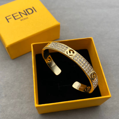 Titanium Steel F.F Cuff Bracelet