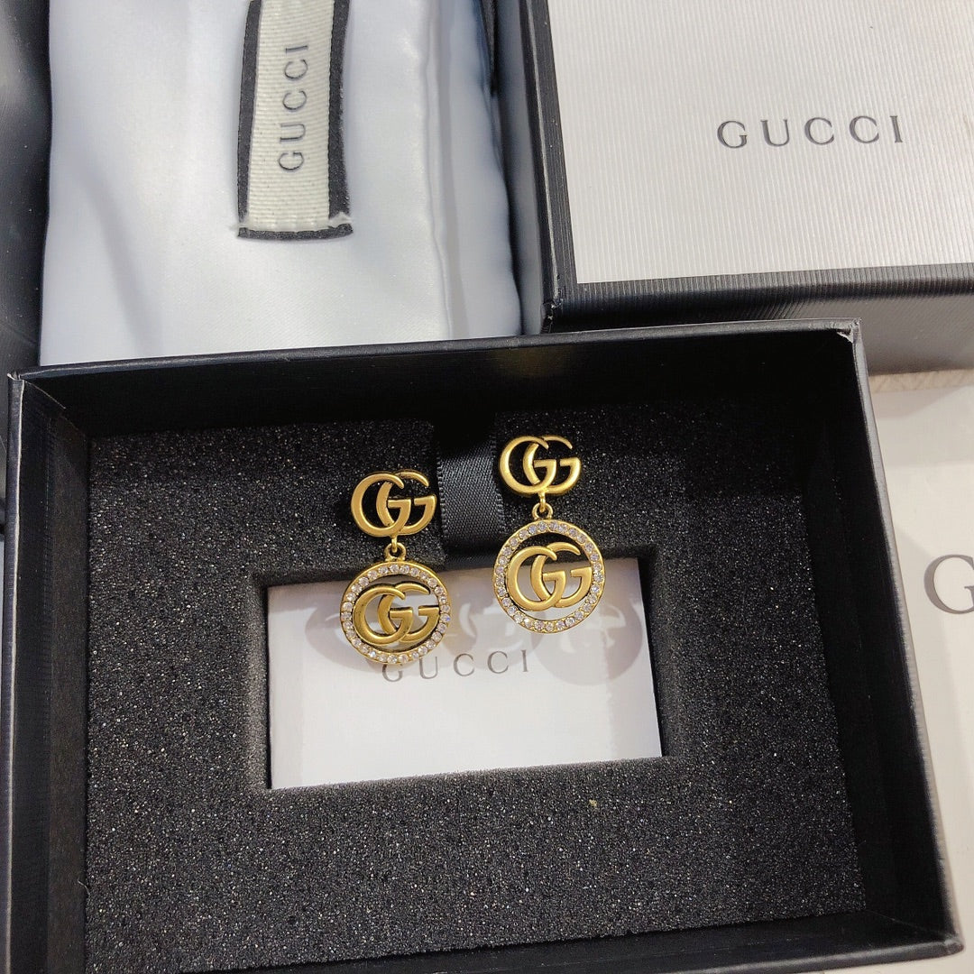 High Quality Stainless Steel G.G Earrings