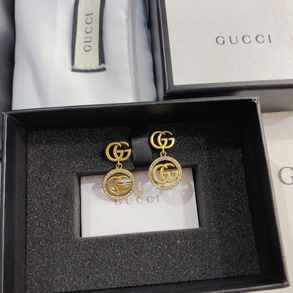 High Quality Stainless Steel G.G Earrings