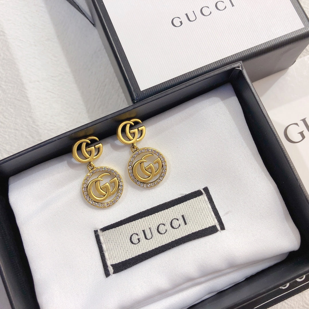 High Quality Stainless Steel G.G Earrings