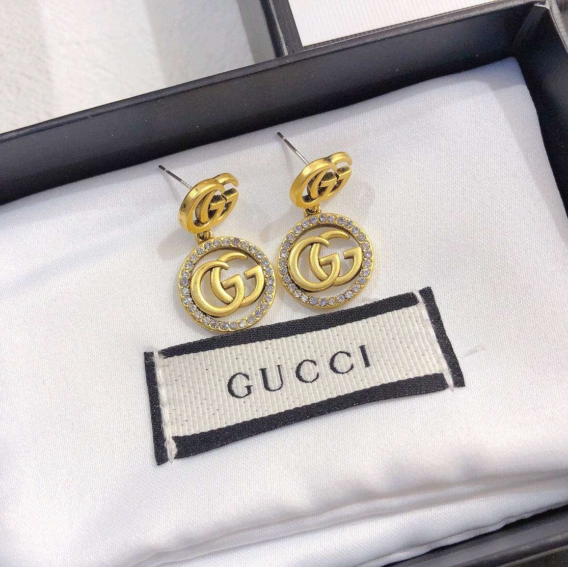 High Quality Stainless Steel G.G Earrings