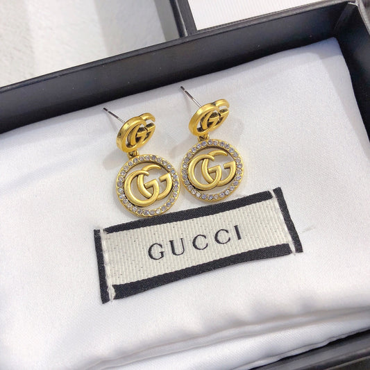 High Quality Stainless Steel G.G Earrings