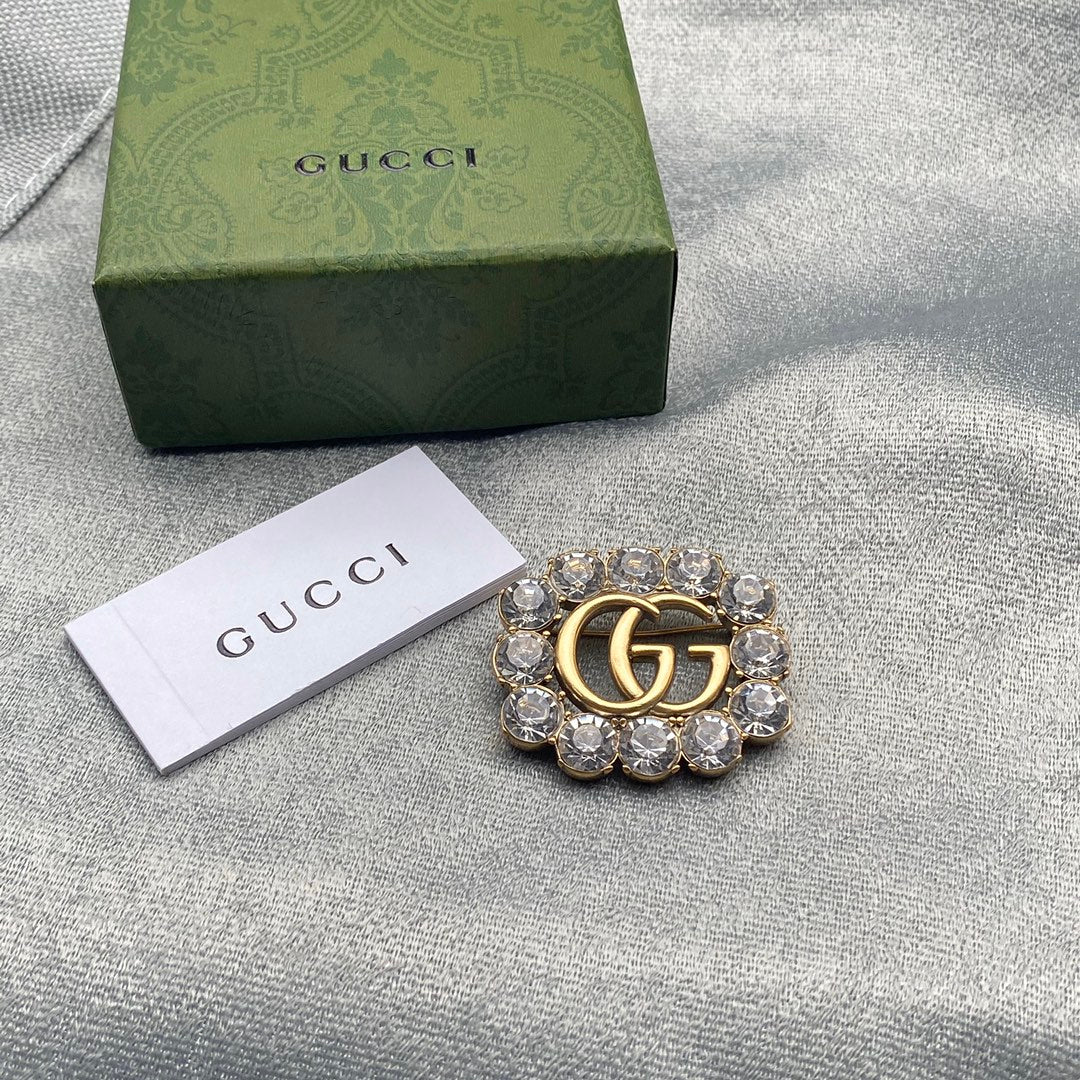 Luxury G.G Gold Brooch pin