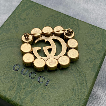 Luxury G.G Gold Brooch pin