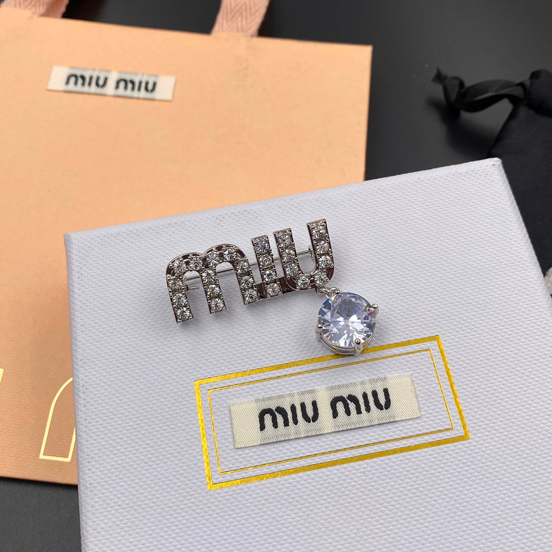 Luxury MIUMIU Brooch pin