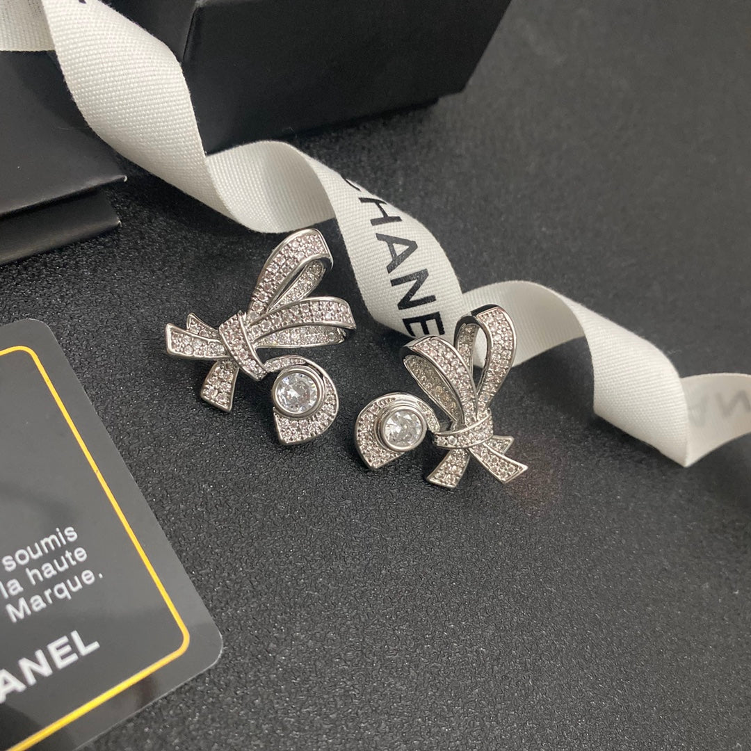 C.C Inspired Brass with micro-set zircon earrings