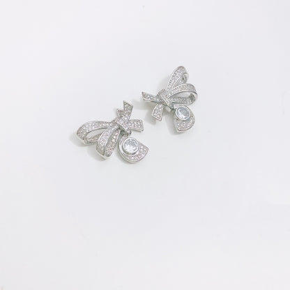 C.C Inspired Brass with micro-set zircon earrings