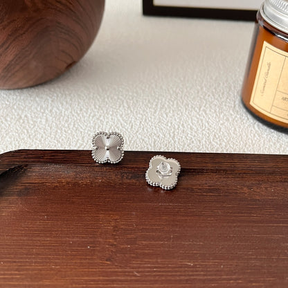Titanium Steel Phantom Four-Leaf Clover Necklace