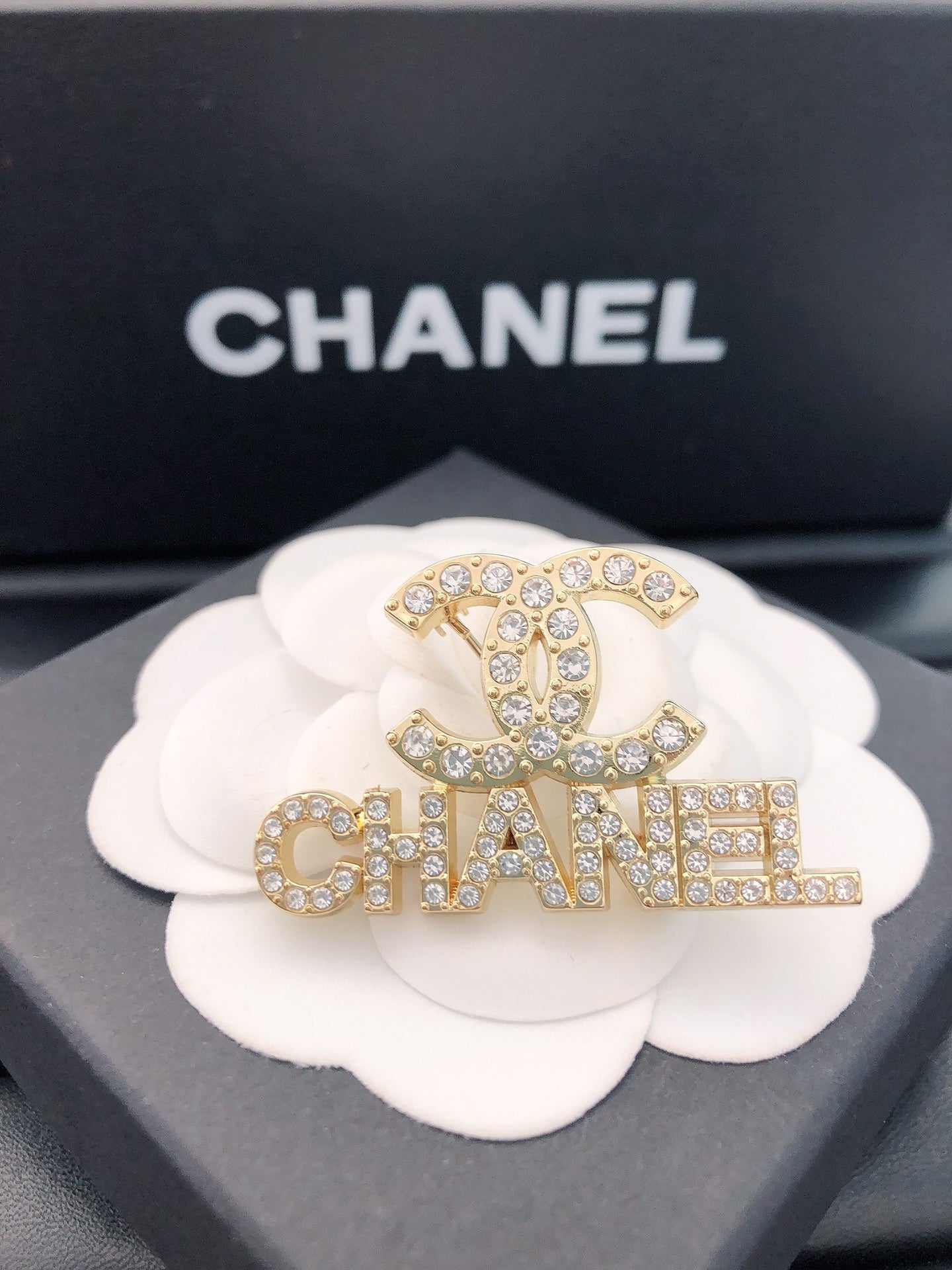 Luxury C.C Gold/Silver Brooch pin