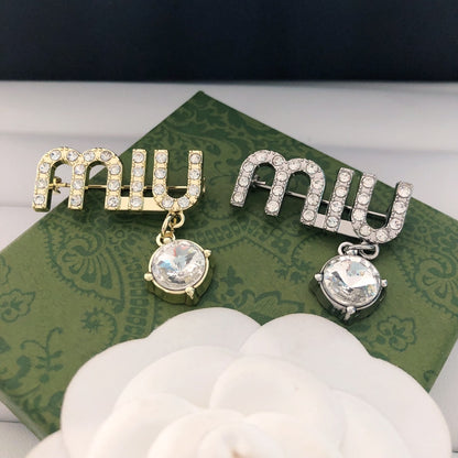 Luxury MIUMIU Brooch pin