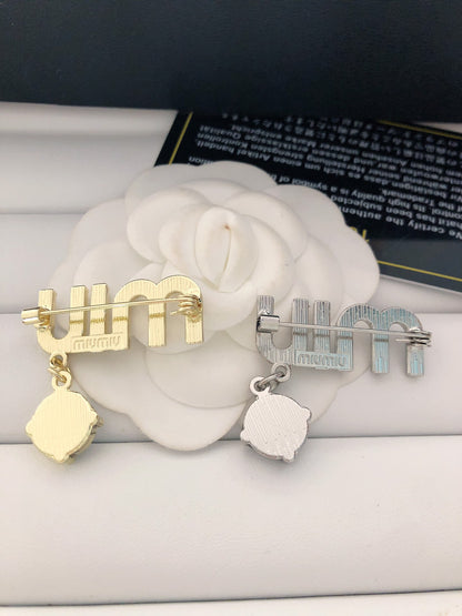 Luxury MIUMIU Brooch pin