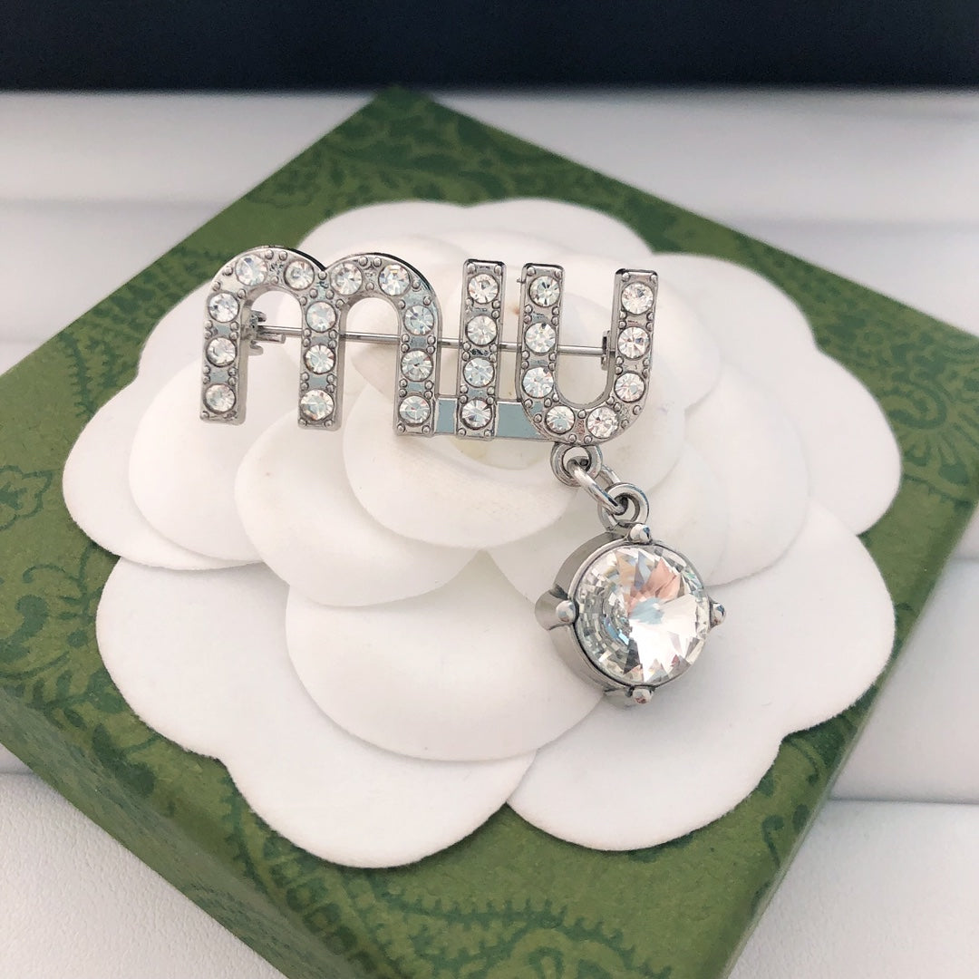 Luxury MIUMIU Brooch pin