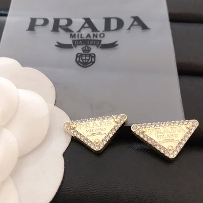 High quality P. Triangle earrings - Gold