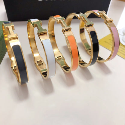High-end version Titanium steel H. bracelet