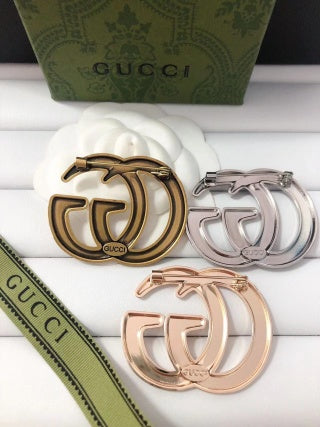 Luxury G.G Brooch Pin - Gold