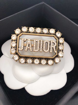 Luxury Bronze Dior Brooch pin