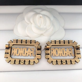 Luxury Bronze Dior Brooch pin