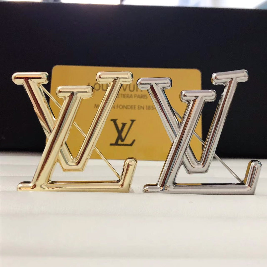 Luxury L.V Bronze/Silver/Gold Brooch pin