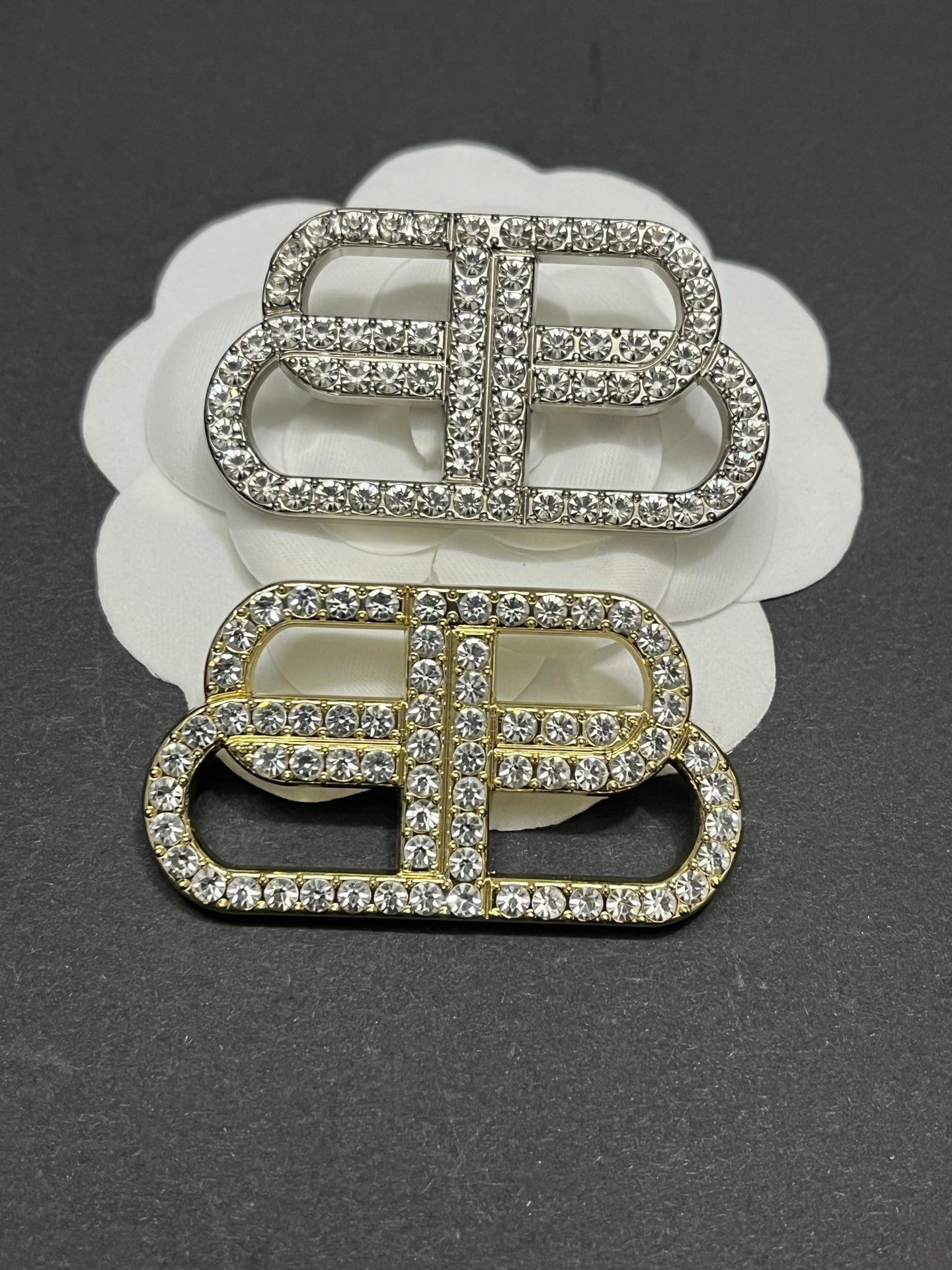 Luxury B.B Silver/Gold Brooch pin