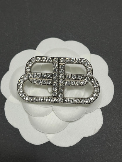 Luxury B.B Silver/Gold Brooch pin