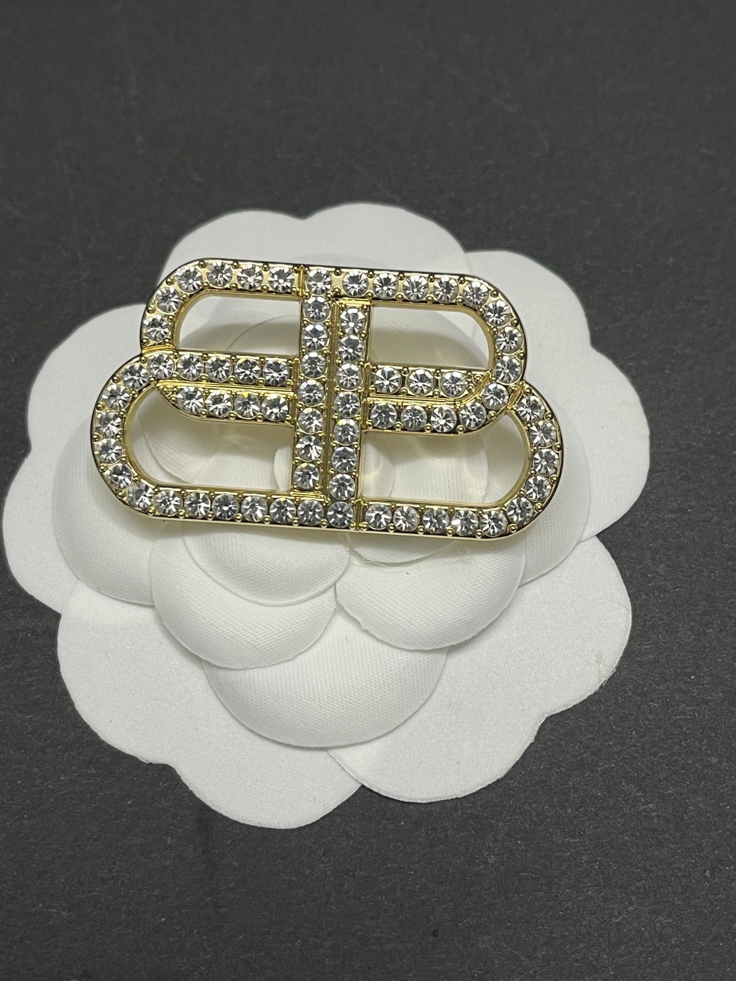 Luxury B.B Silver/Gold Brooch pin