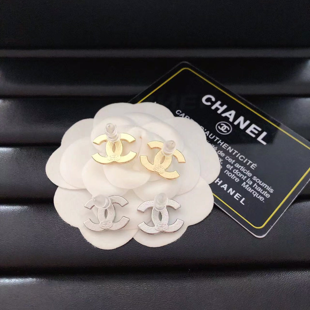 Luxury C.C Inspired detailed Earrings - Gold