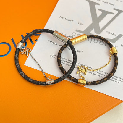 Titanium Steel L-brand Bangle - 21CM
