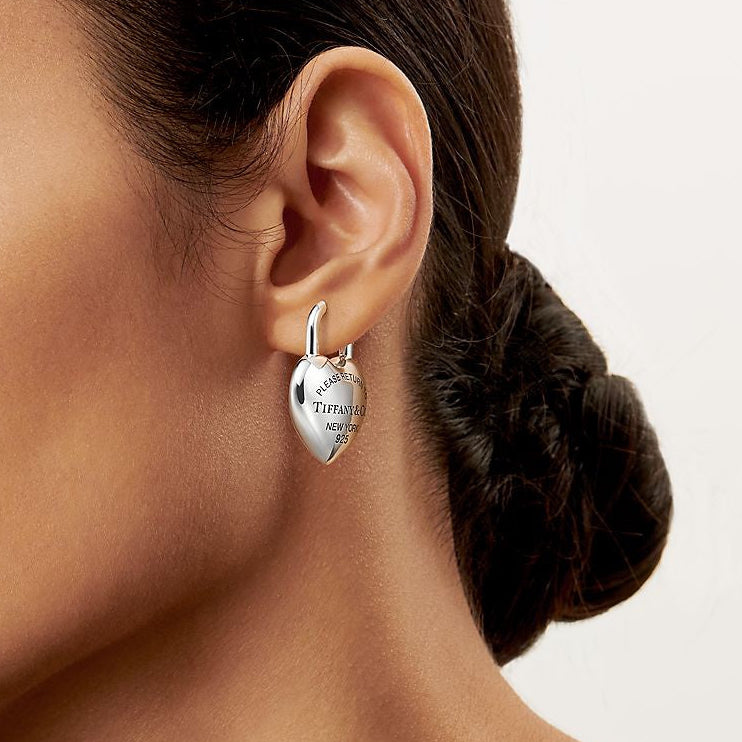 High Quality Titanium Steel T-Family Earrings