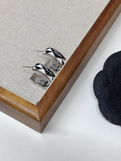 Titanium steel P. Hoop Earrings