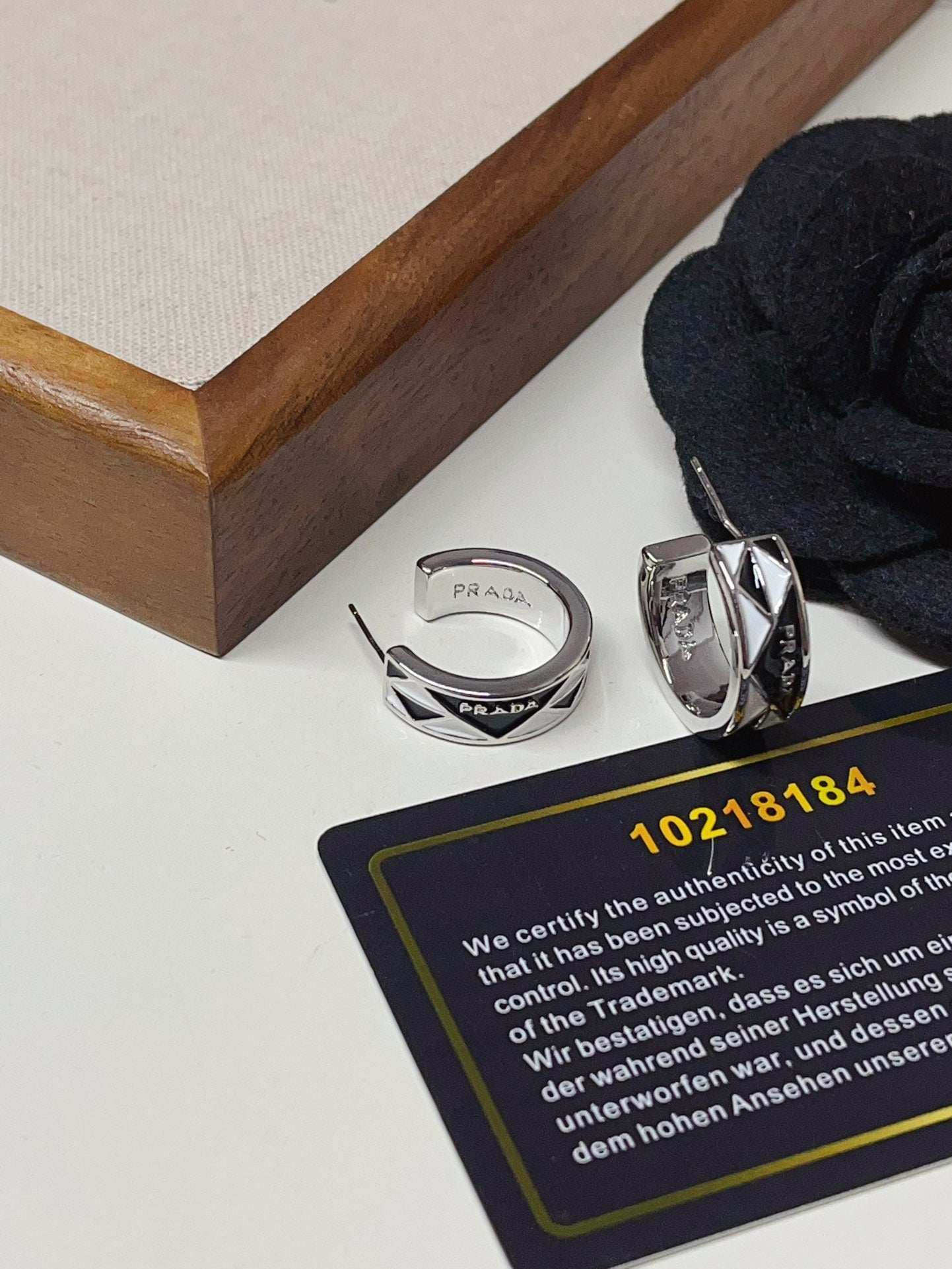 Titanium steel P. Hoop Earrings