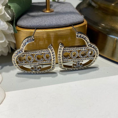 High quality C. C Heart earrings
