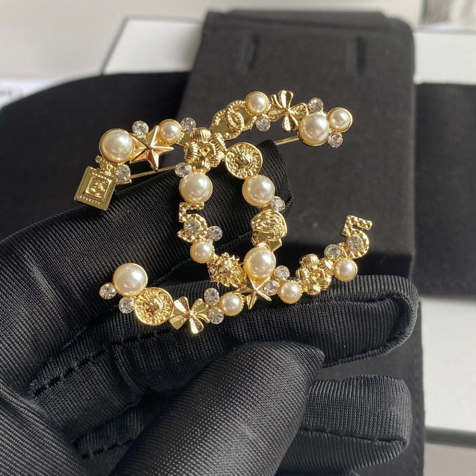 Luxury Vintage C.C Brooch