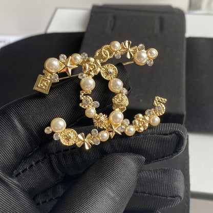Luxury Vintage C.C Brooch