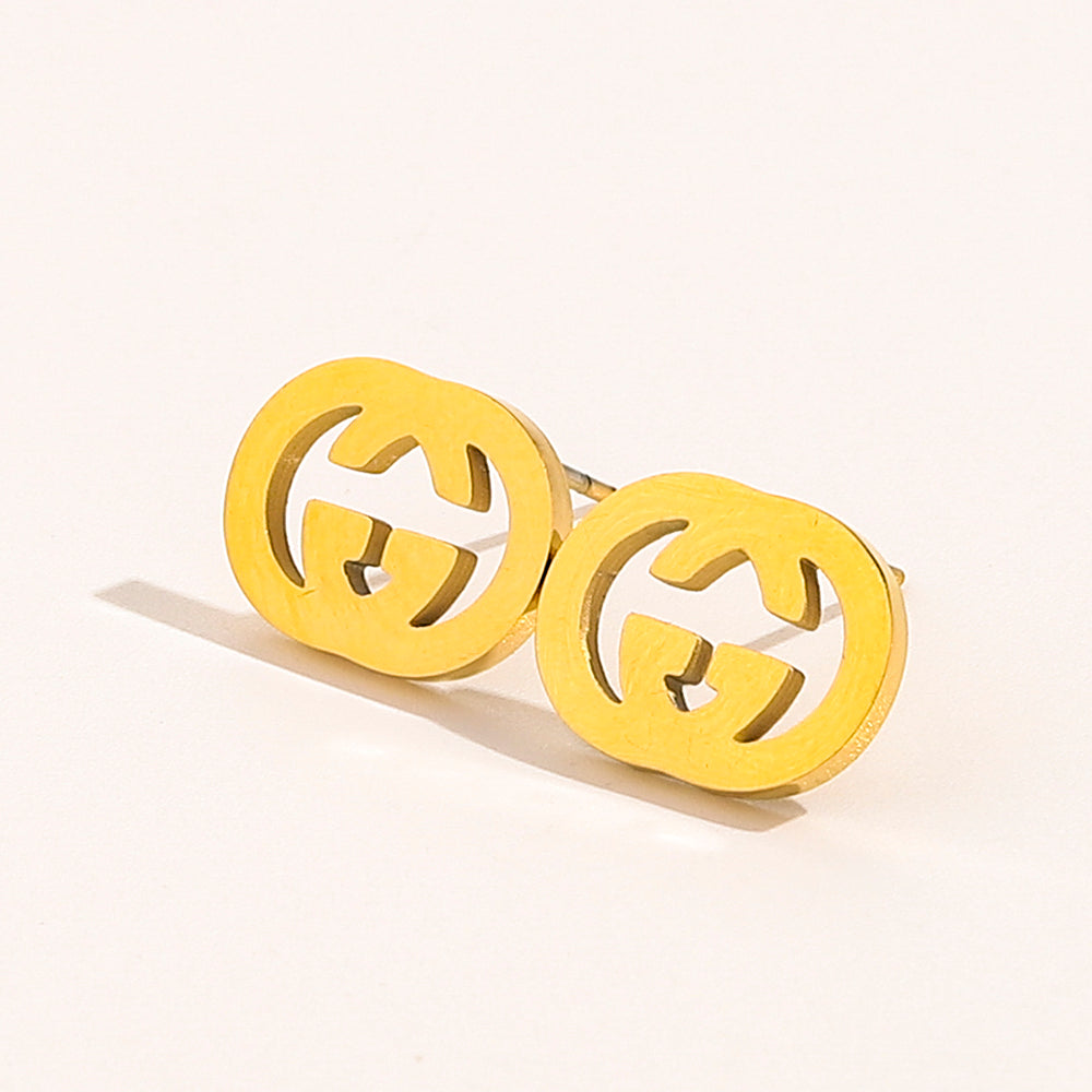 High-End Stainless steel G-brand Earrings