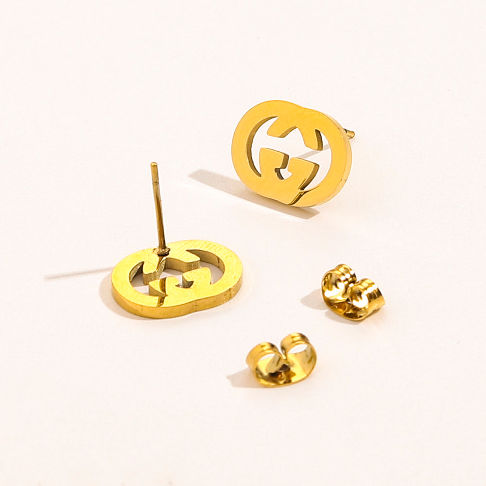 High-End Stainless steel G-brand Earrings